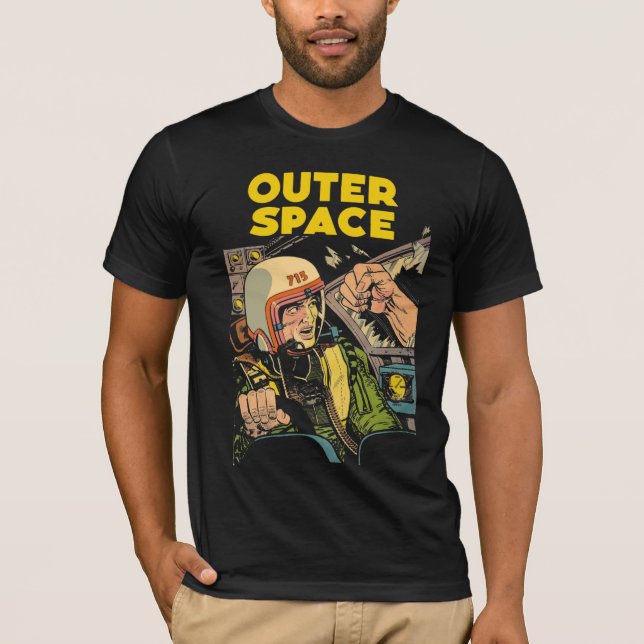 Camiseta Comics del espacio ultraterrestre n.º 18 (Anverso)