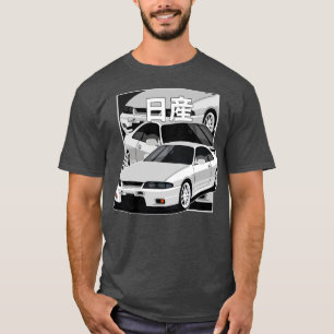 Camiseta Comics japoneses de Nissan Skyline Gtr r33