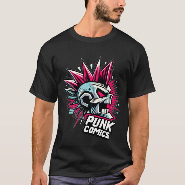 Camiseta Cómics Punk (Anverso)