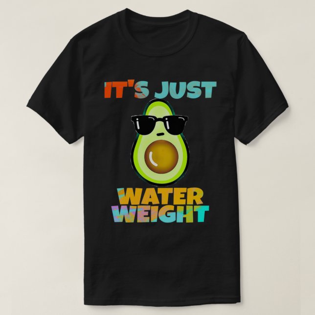 Camiseta Comida aguacate divertida y linda (Diseño del anverso)