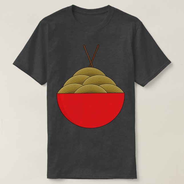 Camiseta Comida asiática (Diseño del anverso)