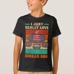 Camiseta Comida asiática divertida - Bbq coreano