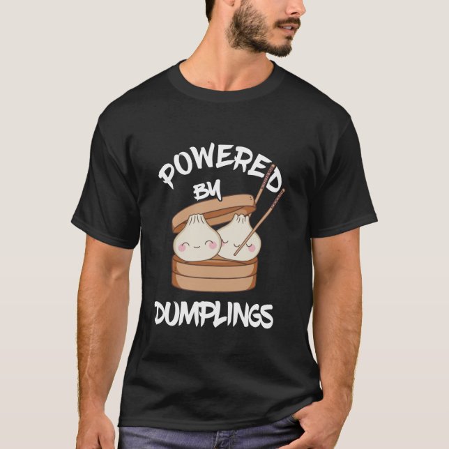Camiseta Comida Asiática Dumpling Foodie Dim Sum Desarrolla (Anverso)