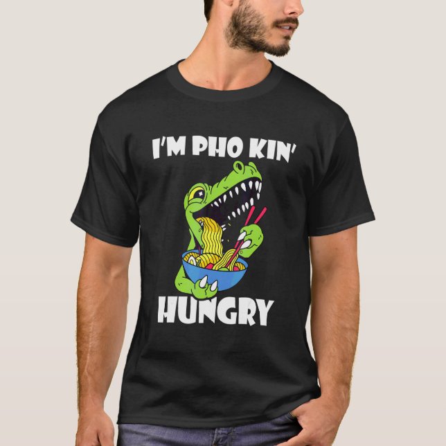 Camiseta Comida asiática Hambriento Comida Juego de palabra (Anverso)