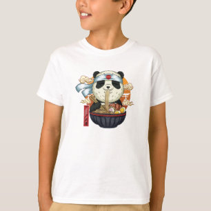 Camiseta Comida Asiática Panda