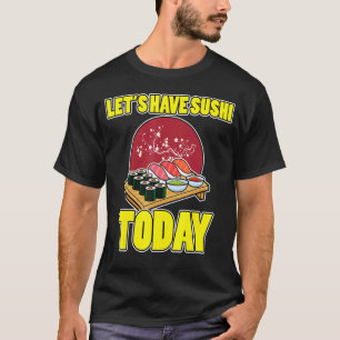 Camiseta Comida asiática sushi sushiman sashimi Japón Arroz
