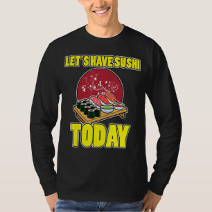 Camiseta Comida asiática sushi sushiman sashimi Japón Arroz
