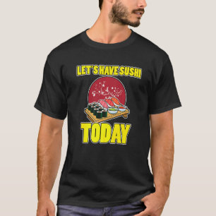 Camiseta Comida asiática sushi sushiman sashimi Japón Arroz