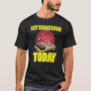 Camiseta Comida asiática sushi sushiman sashimi Japón Arroz
