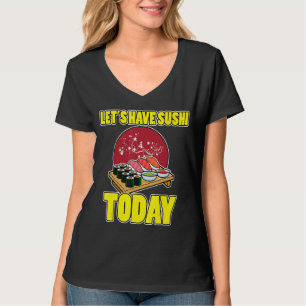 Camiseta Comida asiática sushi sushiman sashimi Japón Arroz
