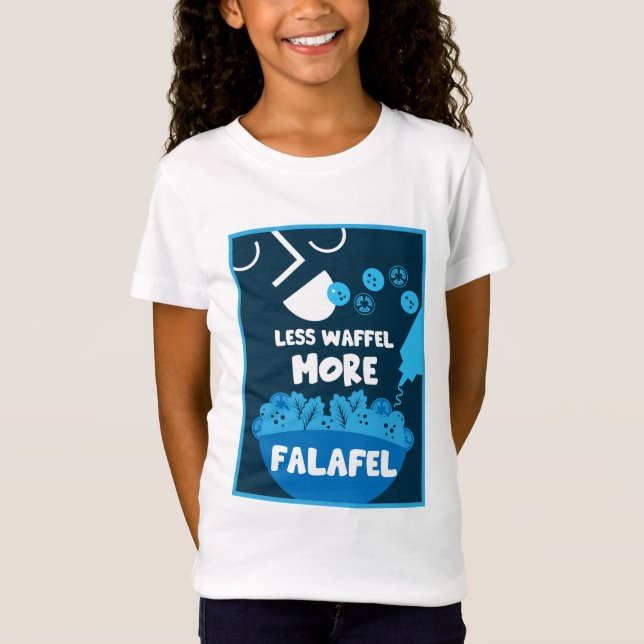 Camiseta Comida callejera de Falafel (Anverso)