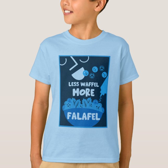 Camiseta Comida callejera de Falafel (Anverso)