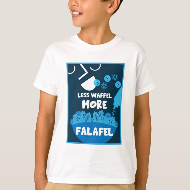 Camiseta Comida callejera de Falafel (Anverso)