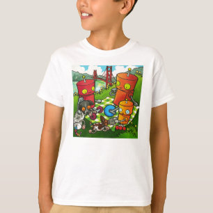 Camiseta Comida campestre del robot