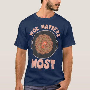 Camiseta comida china asiática wok cocina comida gourmet es