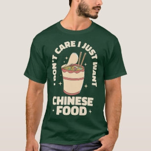 Camiseta Comida china - Declaración de alimentos para alime