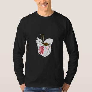 Camiseta Comida china para mujeres saca la caja