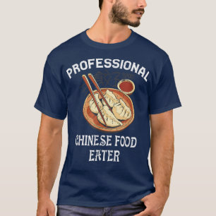 Camiseta Comida china profesional come comida asiática para