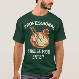 Camiseta Comida china profesional come comida asiática para