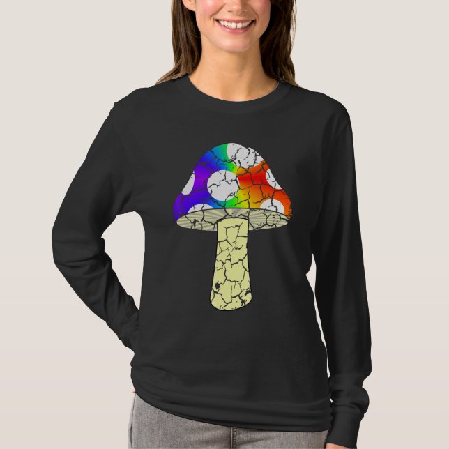 Camiseta Comida Cocinando Comida Gourmet Champiñón Angustia (Anverso)