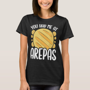 Camiseta Comida colombiana me tenías en Arepas Lover Venezu