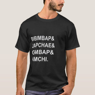 Camiseta Comida coreana