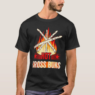 Camiseta Comida de bono cruzado caliente