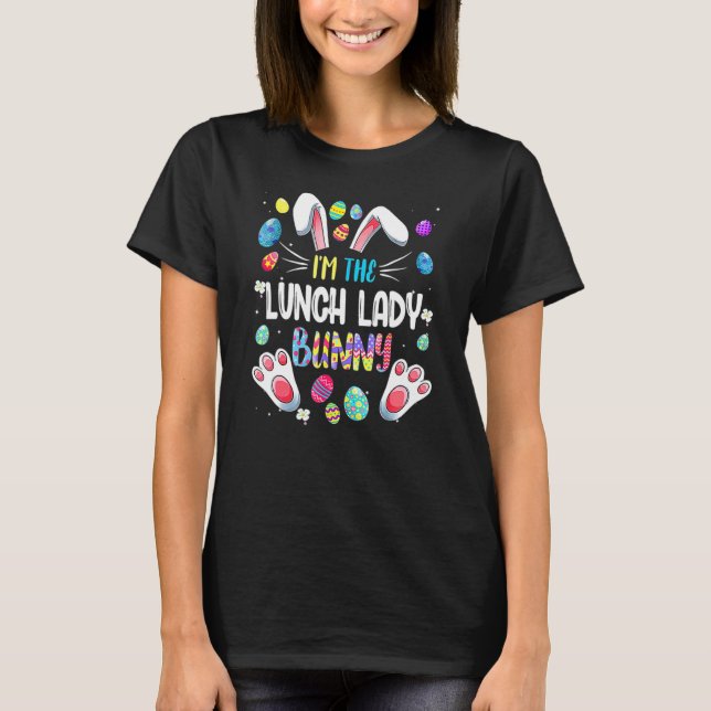 Camiseta Comida de conejo Lady Graciosa Huevo Día de Pascua (Anverso)