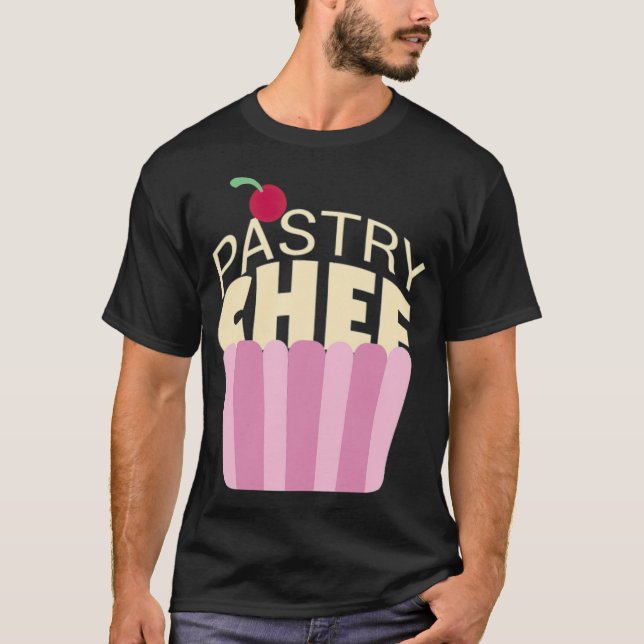 Camiseta Comida de cumpleaños del astronauta Pastry Chef (Anverso)
