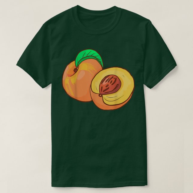 Camiseta Comida de fruta de boletus Vegetariano (Diseño del anverso)