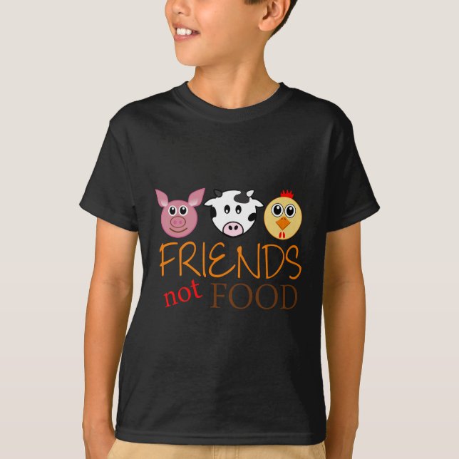 Camiseta Comida de los amigos no (Anverso)