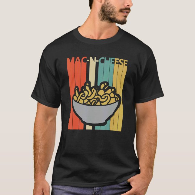 Camiseta Comida de Macarrones con Queso (Anverso)