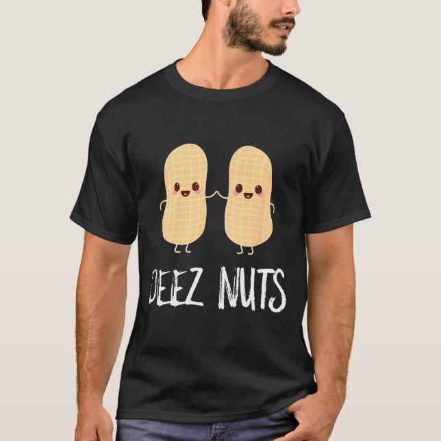Camiseta Comida de maní divertida kawaii meme chiste de Dee (Anverso)