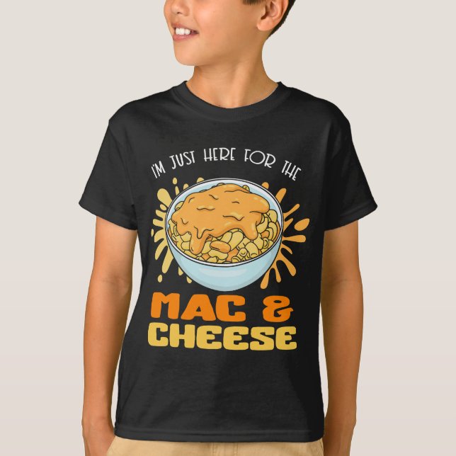 Camiseta Comida de queso Queso Lover Alimentos Lover Macaro (Anverso)