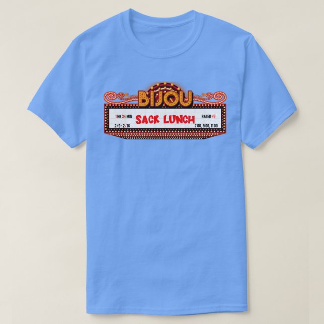 Camiseta Comida de sacos de la colección Seinfeld (Diseño del anverso)