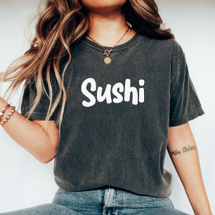 Camiseta Comida de sushi, comida japonesa, sushi moderno, s