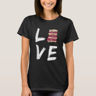 Camiseta Comida del Día Nacional del Sándwich de Amor