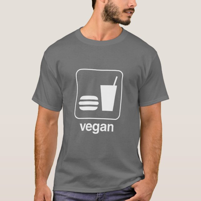 Camiseta Comida del vegano (Anverso)