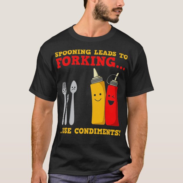 Camiseta Comida divertida Condiciones divertidas Citas de c (Anverso)