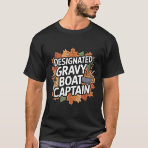 Camiseta Comida divertida de Acción de Gracias - Capitán de