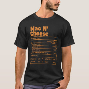 Camiseta Comida divertida de Acción de Gracias Mac N Nutric