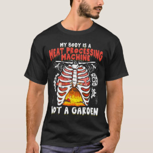 Camiseta Comida divertida de carne anti-vegana Lover Bbq C