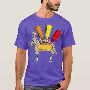 Camiseta Comida divertida de perro de Dachshund Comida de p
