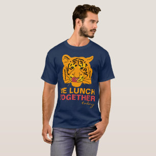 Camiseta Comida divertida de tigres personalizable único