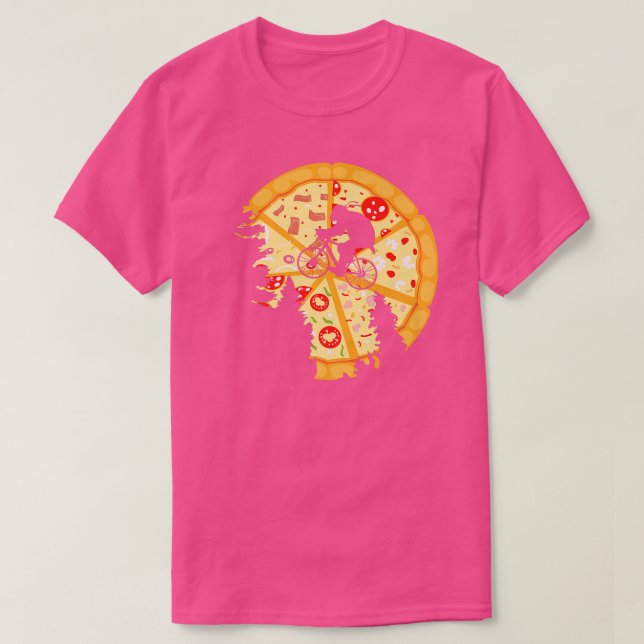Camiseta Comida divertida Pizza 709 (Diseño del anverso)