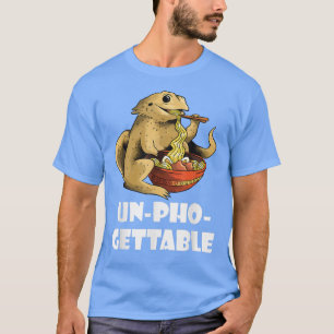 Camiseta Comida divertida Pun Reptile Pho Soup Comida Asiát