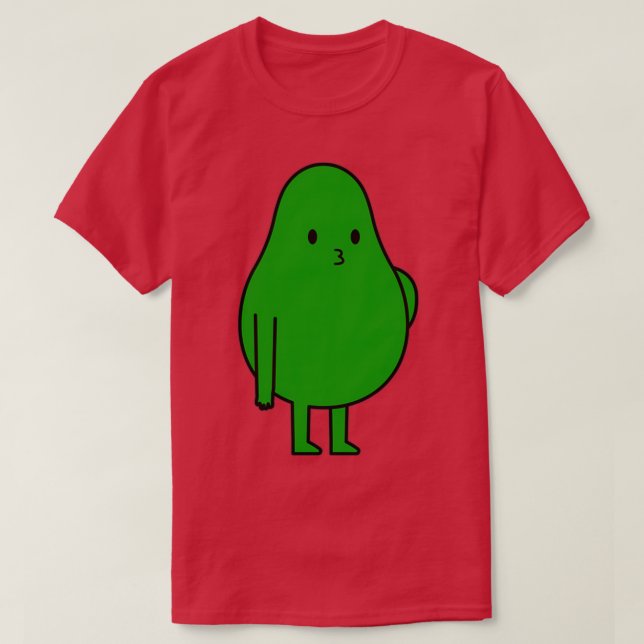 Camiseta Comida divertida y saludable para V con fruta agua (Diseño del anverso)