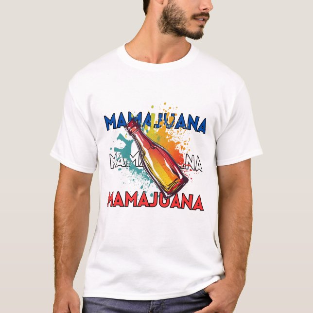 Camiseta Comida dominicana: Mamajuana (Anverso)