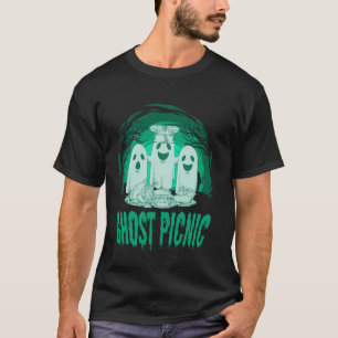 Camiseta Comida Fantasma Halloween Picnic Comida al Aire Li