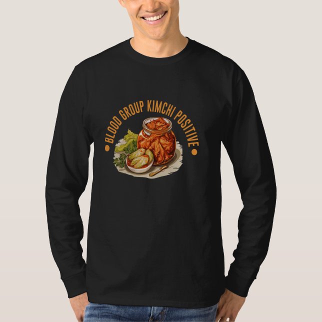 Camiseta Comida fermentada kpop kpop asiática de kimchi (Anverso)